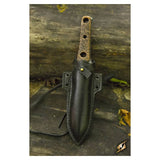 Thrust Knife with Holder, Black