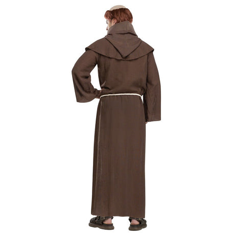Medieval MONK Costume with WIG - O.S.