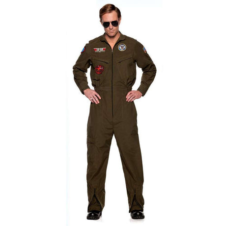 Men Top gun pilot costume - O.S.