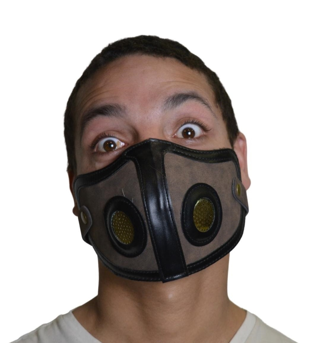 Leatherlike Face Mask