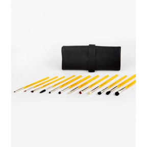 Studio Eyes 12pc Brush Set with Roll-up Pouch