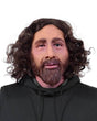 Religious man latex Mask with hair - Jesus