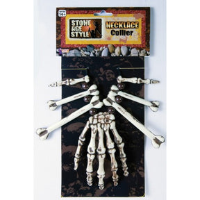 VOODOO NECKLACE-HAND/BONES