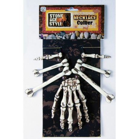 VOODOO NECKLACE-HAND/BONES