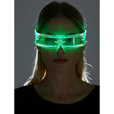 Cyberpunk futuristic 35 LED Glasses