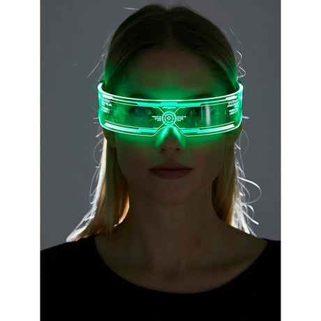 Cyberpunk futuristic 35 LED Glasses