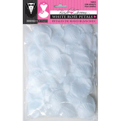 WEDDING ROSE PETALS White White