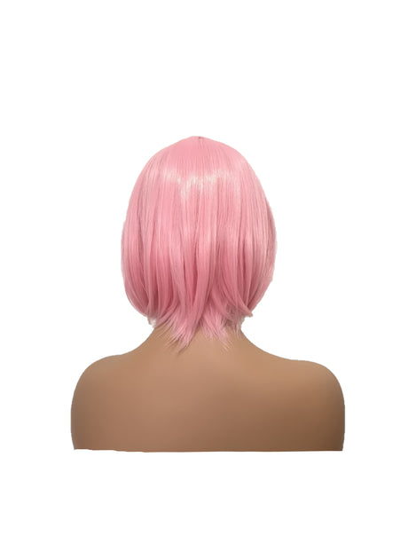 Short pink Zero cosplay wig