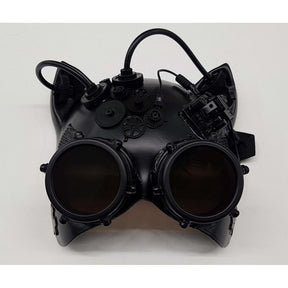 Steampunk Catwoman mask with goggles