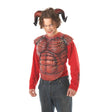 Demon HORNS with TEETH - Red/Black
