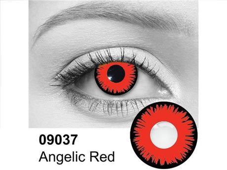 Angelic Red Contact Lenses Eclipse