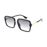 Combo Large Square SunGlasses Frame with Metal Temple - Assorted