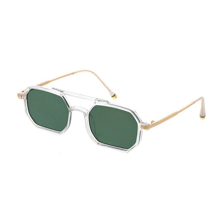 Unisex Sunglasses Metal Plastic Small Heptagonal Aviator - Assorted