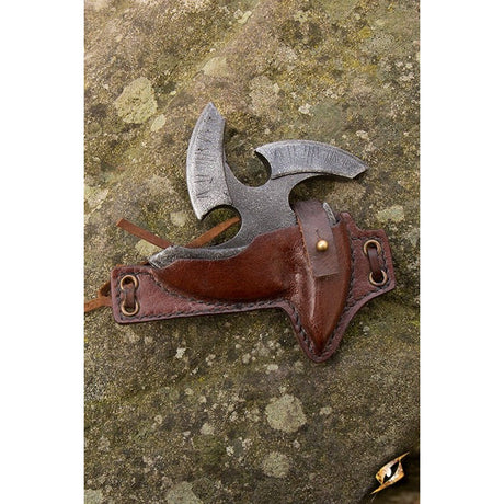 Black Shuriken & Brown Holder
