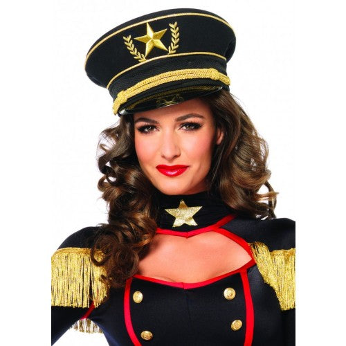 Military Hat One Size Black