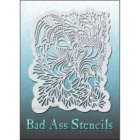 6032 chaotic Bad ass stencil