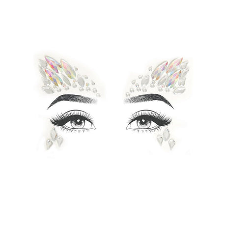 Arista face jewels sticker - Adhesive gems