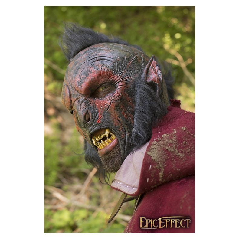 Red Carnal Orc Mask