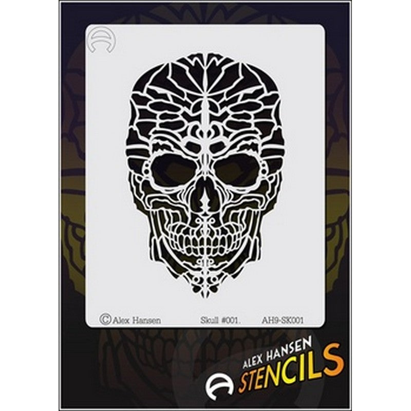 ISTENCILS AH9-SK001 skull #001