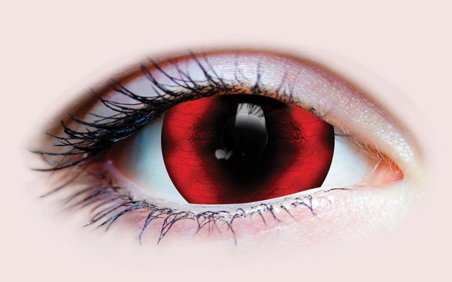 Reptilian Contact LENSES -Red/Black