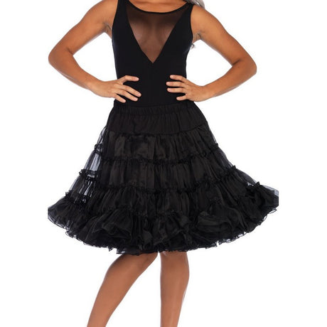 Deluxe Crinoline Petticoat O.S. Black