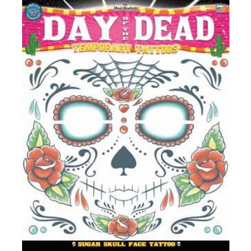Temp. TATTOOS SUGAR Skull FACE