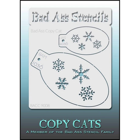 Snowflakes Stencils - BACC 9008 Bad Ass Copy Cats Stencils