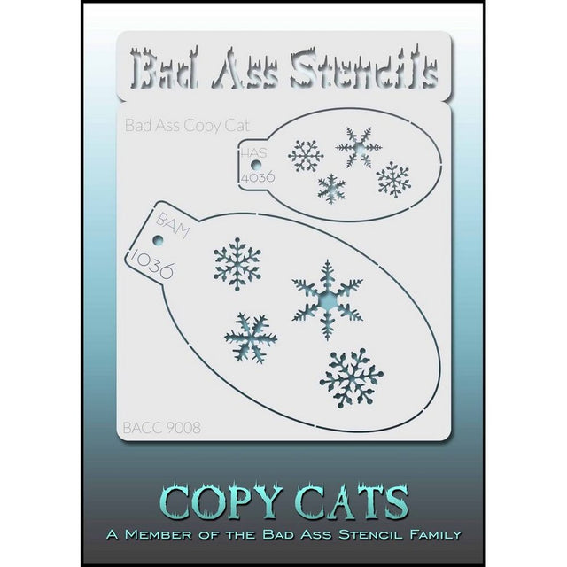 Snowflakes Stencils - BACC 9008 Bad Ass Copy Cats Stencils