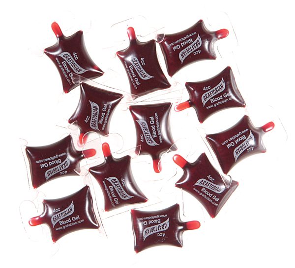 Graftobian O'blood 1 single blood gel pack - 4cc / 0.135 fl oz