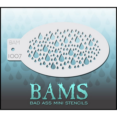 1007 mini Bad ass stencil - drops