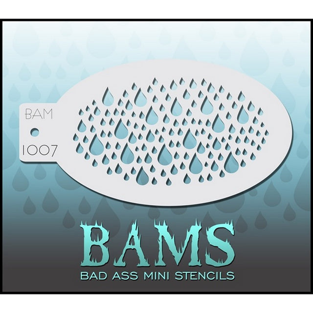 1007 mini Bad ass stencil - drops