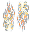 Extra Large Flames Tattoo FX