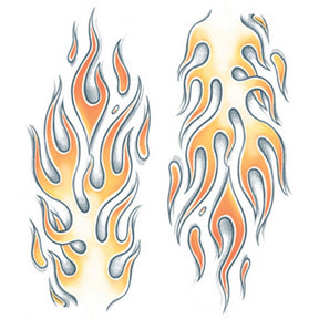 Extra Large Flames Tattoo FX