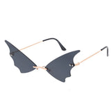 Unisex Metal Small Batwing Lens