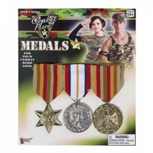 MILITARY MEDALS, 3 SET