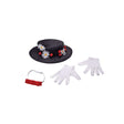 Mary Poppins Hat, bow tie & gloves