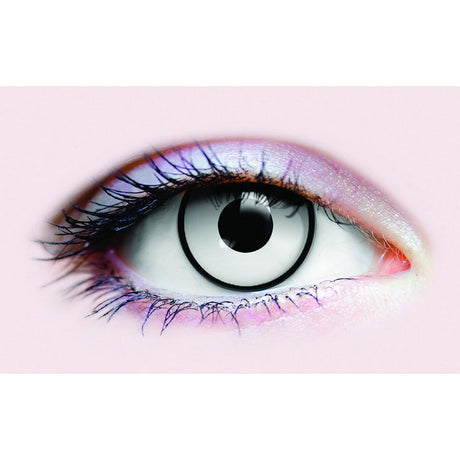 Zombie II Contact LENSES -White/Black
