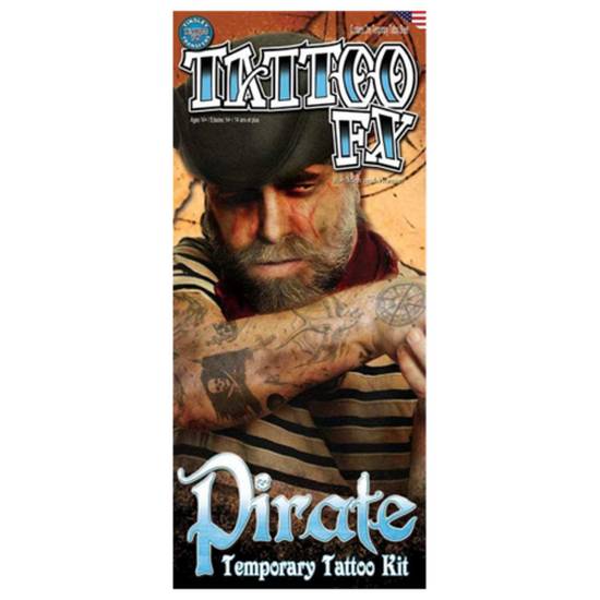 Buccaneer Pirate Temporary Tattoos CT-407