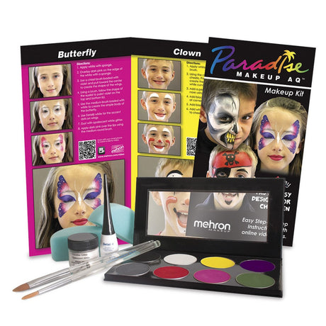 Mehron Paradise Makeup Children's Face Painting Kit Premium