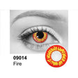 Fire 09014 Contact Lenses - Red/Yellow