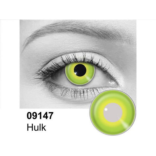 Hulk 09147 Contact Lenses Yellow/Green