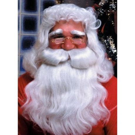 Deluxe SANTA BEARD & WIG set