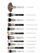 DUcare panda 31pcs makeup brushes set