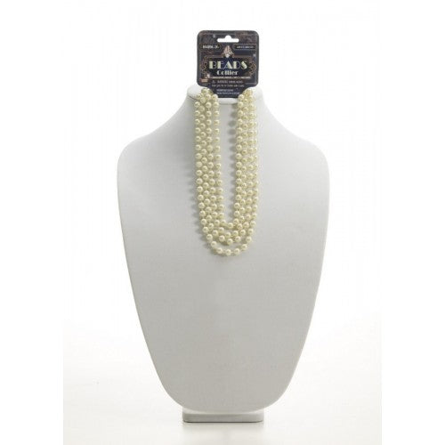 Roaring 20's Beads 72" Beige