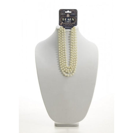 Roaring 20's Beads 72" Beige