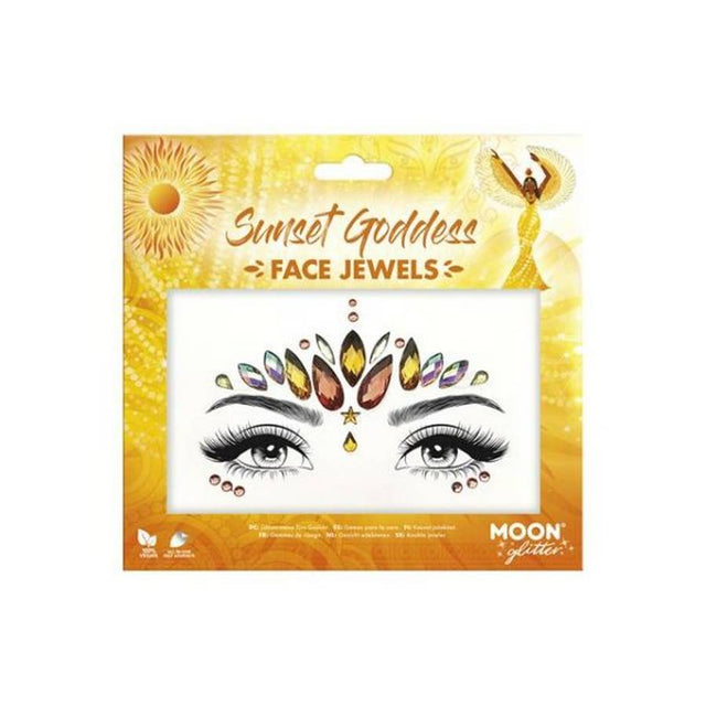 Sunset Goddess Glitter Face Jewels