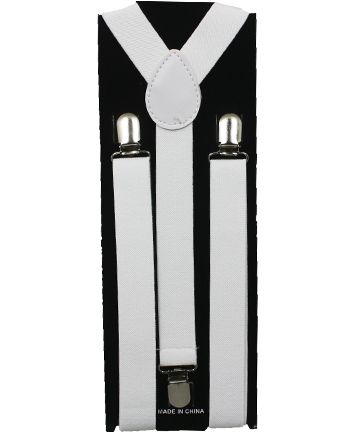 Regular Suspenders 010 WHITE