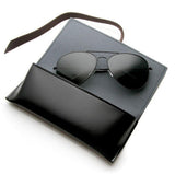 Wrap-Around Eyewear Glasses CASE - Faux Leather