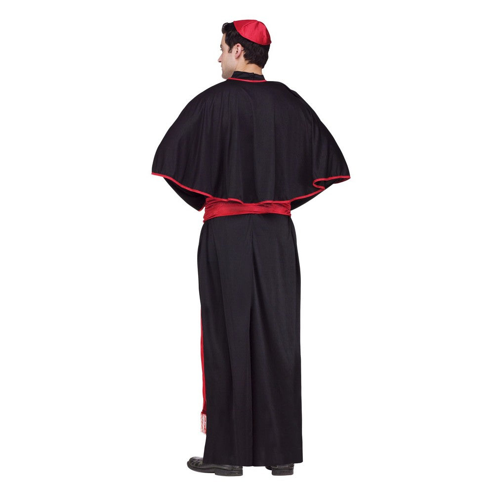CARDINAL Adult COSTUME - One Size - Black/Red