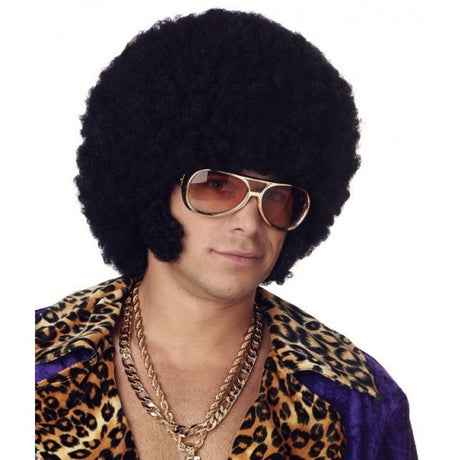 AFRO Chops men WIG - Black